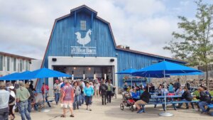 A photo of Blue Barn at the Minnesota State Fair