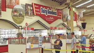 A shot of the Dairy Goodness stand at the Minnesota State Fair.