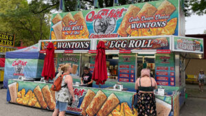 A photo of a food booth at the Minnesota State Fair