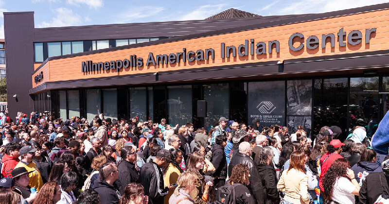 Minneapolis American Indian Center entrance