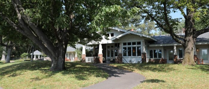 Exeterior view of Crescent Cove home in Brooklyn Center.