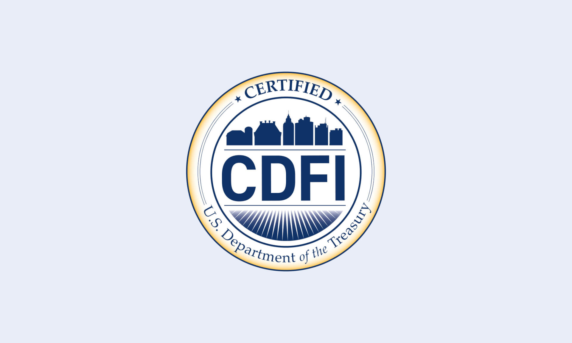 CDFI - Certified - U.S. Department of the Treasury Logo