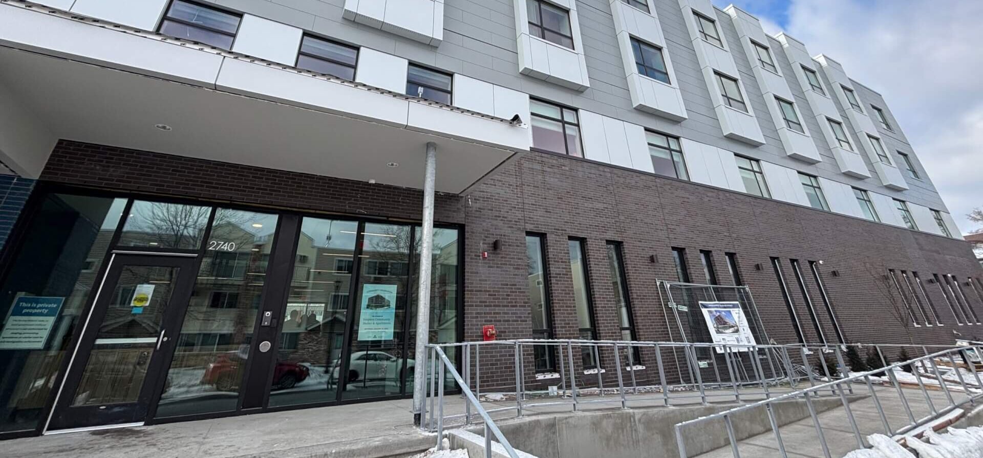 Exterior of Simpson Community Shelter & Transitional Apartments in Minneapolis