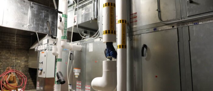 0N9A6244 A new HVAC system inside the Avalon St. Paul event venue.